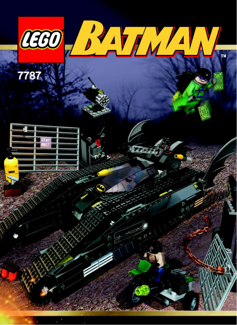 Page 1 de la notice Manuel utilisateur Lego Batman 7787