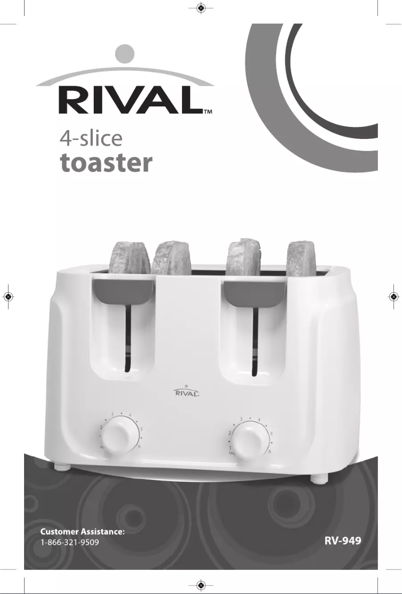 Page 1 de la notice Manuel utilisateur Rival RV-949