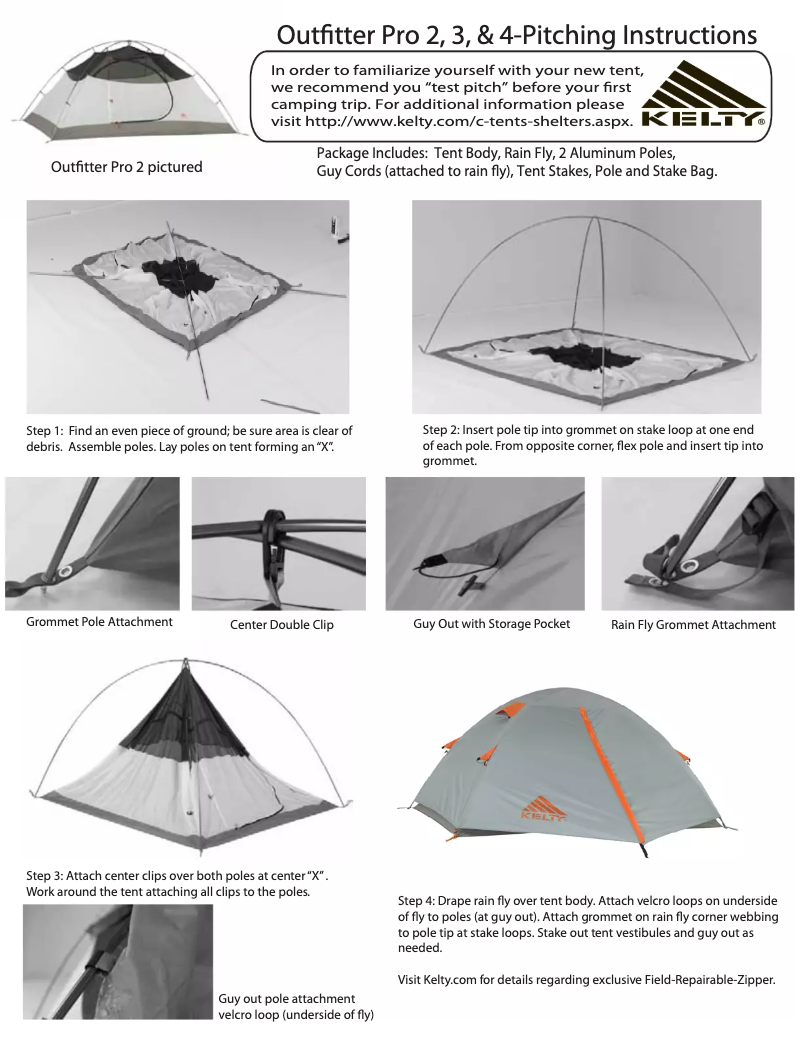 Página 1 del manual Manual de usuario Kelty Outfitter Pro 4