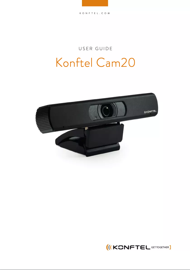 Page 1 de la notice Manuel utilisateur Konftel Cam20