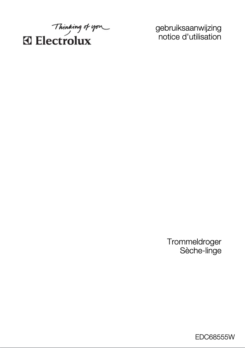 Página 1 del manual Manual de usuario Electrolux EDC68555W