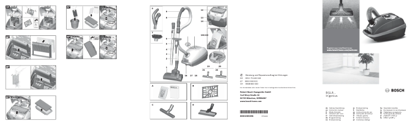 Página 1 del manual Manual de usuario Bosch BGL8330S