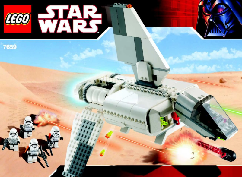 Page 1 de la notice Manuel utilisateur Lego Imperial Landing Craft (TM)