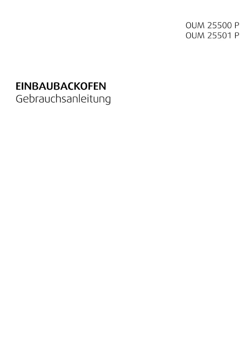 Page 1 de la notice Manuel utilisateur Beko OUM 25501 XP