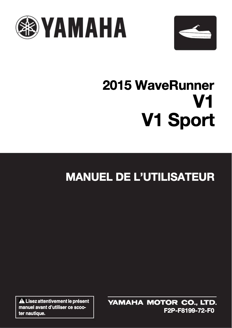First page image of the manual for V1 (2015)