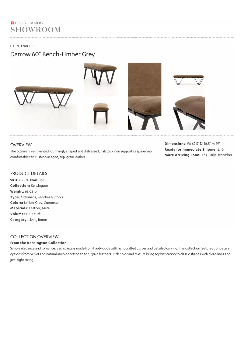 Page 1 de la notice Manuel utilisateur Four Hands CKEN-J9A8-061