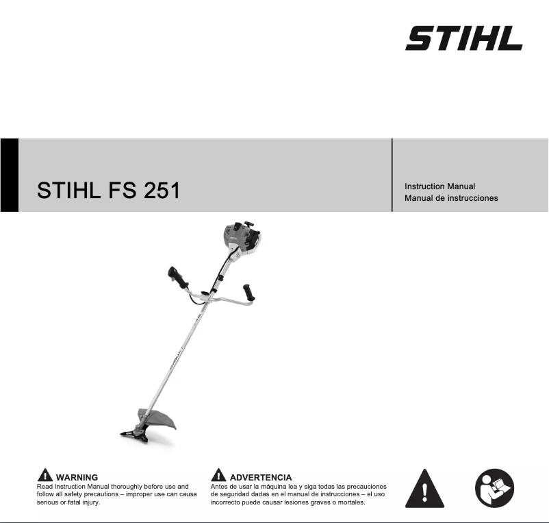 Page n°1 - Manuel utilisateur Stihl FS 251
