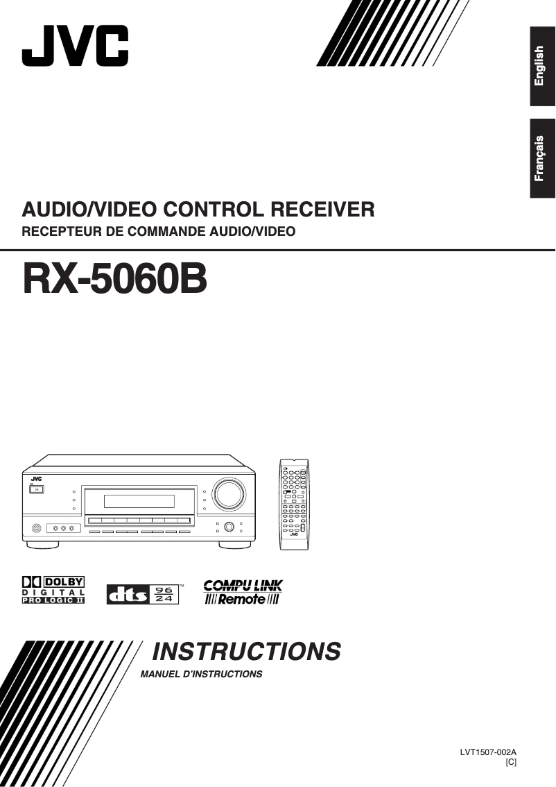 Page n°1 - Manuel utilisateur JVC RX-5060