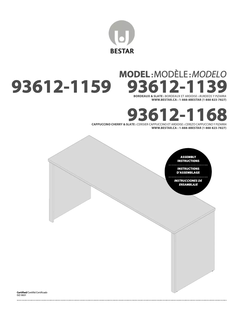 Page 1 de la notice Manuel utilisateur Bestar Connexion 93860-39