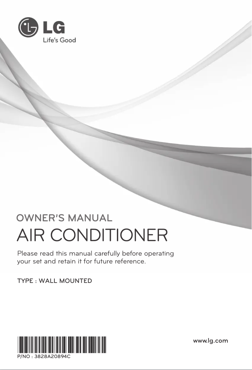 Page 1 de la notice Manuel utilisateur LG LSNC2525DB0