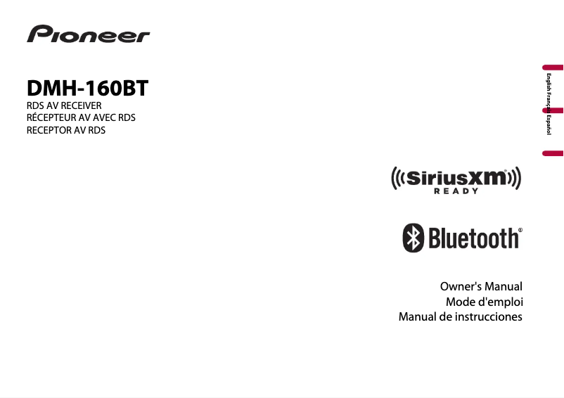 Page n°1 - Manuel utilisateur Pioneer DMH-160BT II