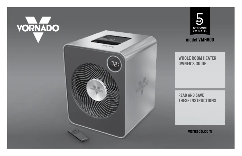 Página 1 del manual Manual de usuario Vornado VMH600