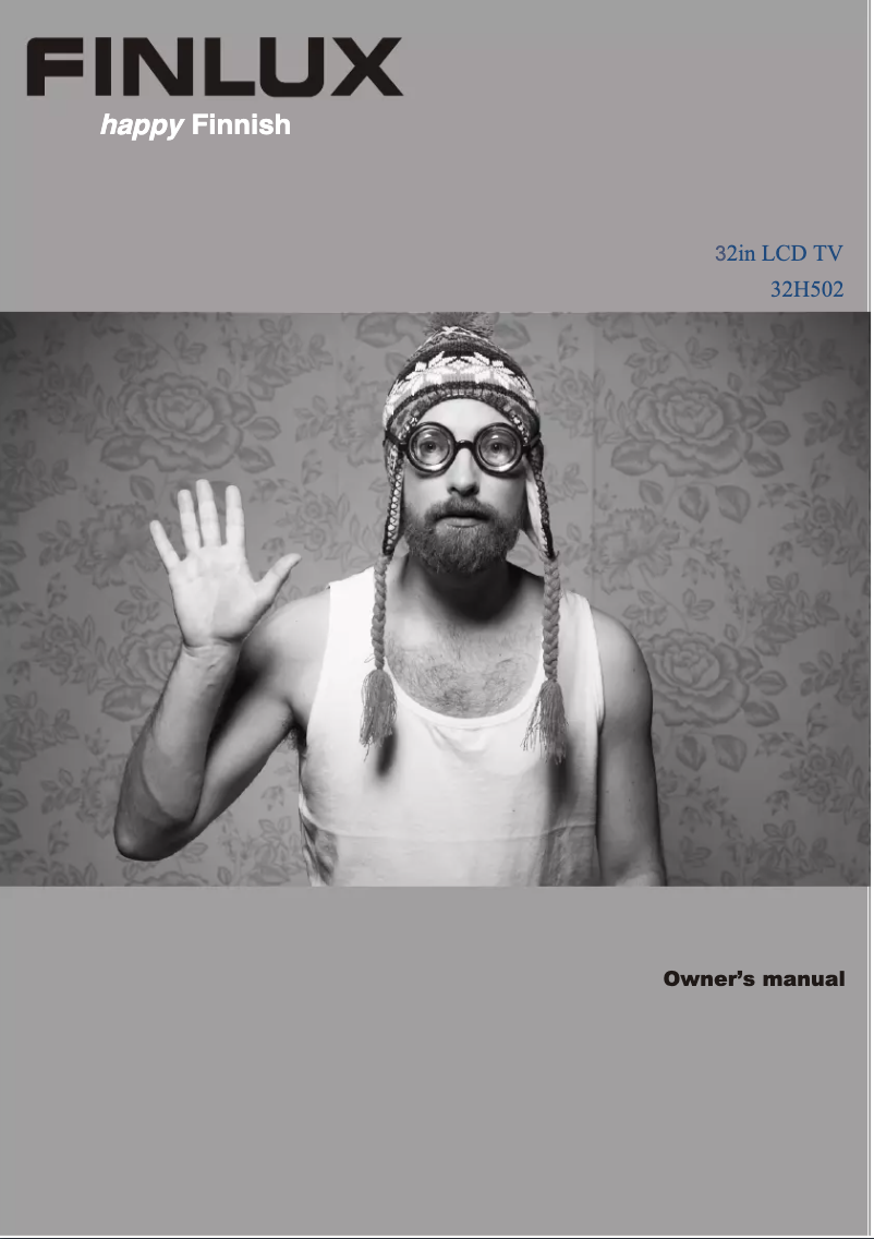 Page 1 of the manual User Manual Finlux 32H502