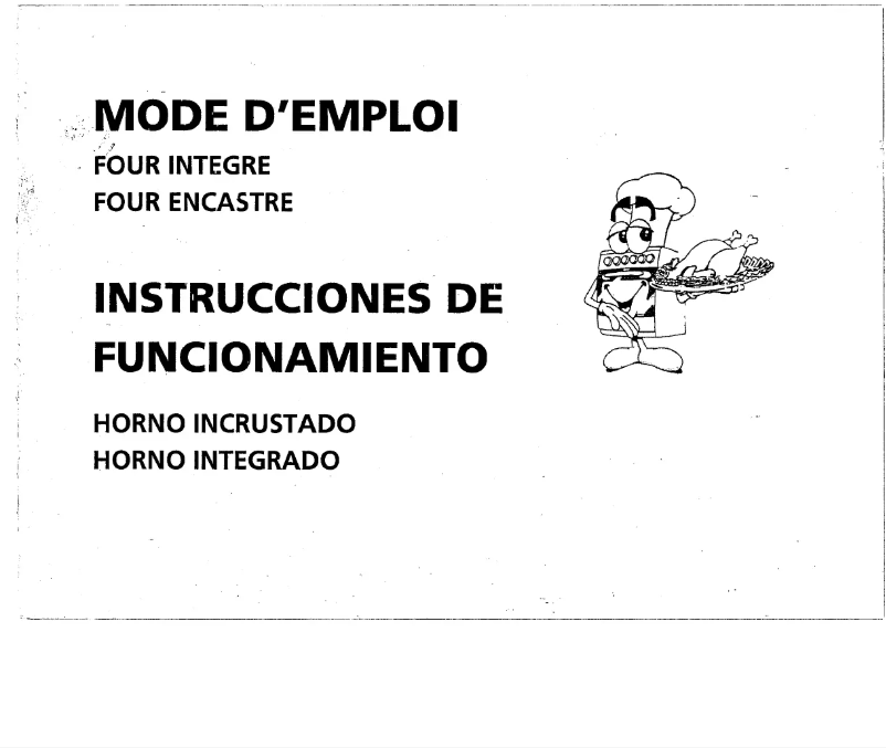 Image de la première page du manuel de l'appareil BFC 54N