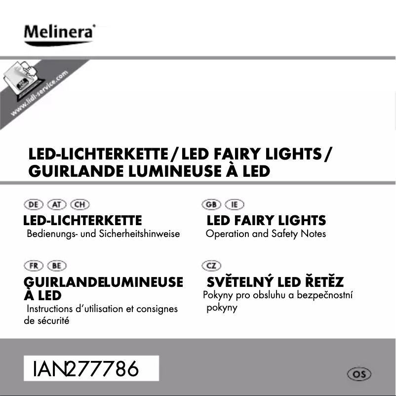 Image de la première page du manuel de l'appareil IAN 277786