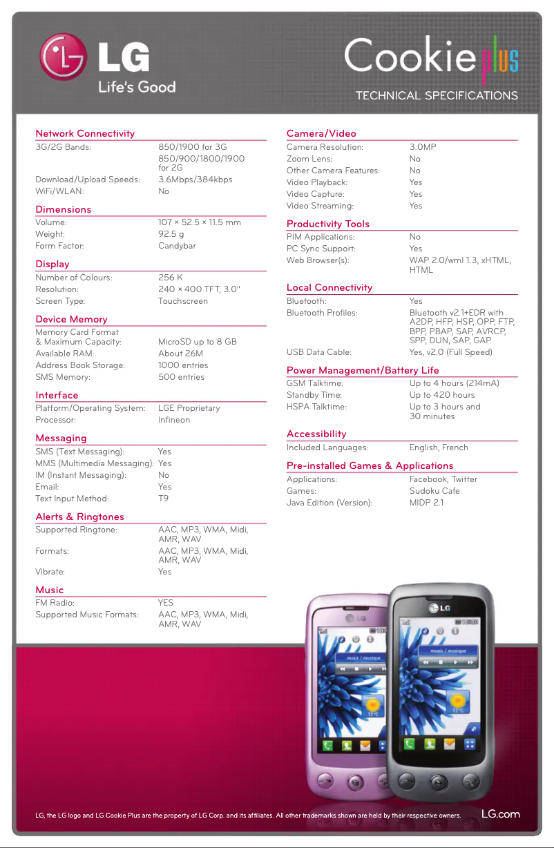 Image de la première page du manuel de l'appareil GS500GX