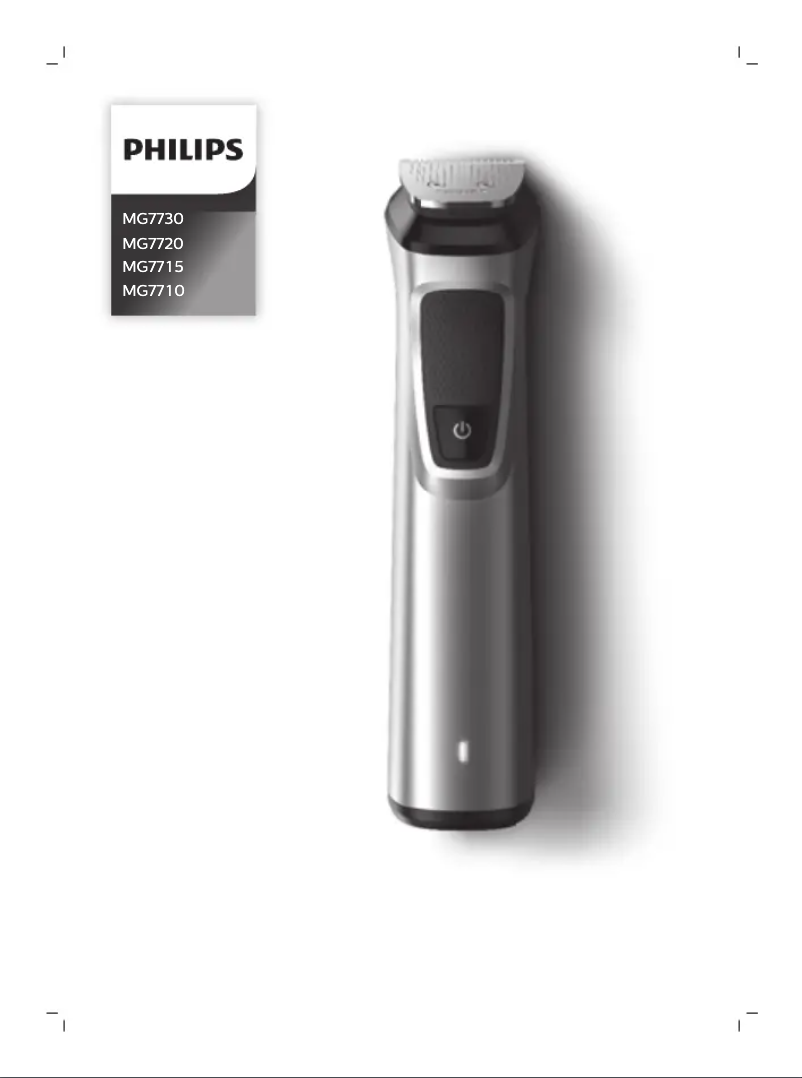 Page n°1 - Manuel utilisateur Philips Series 7000 MG7730