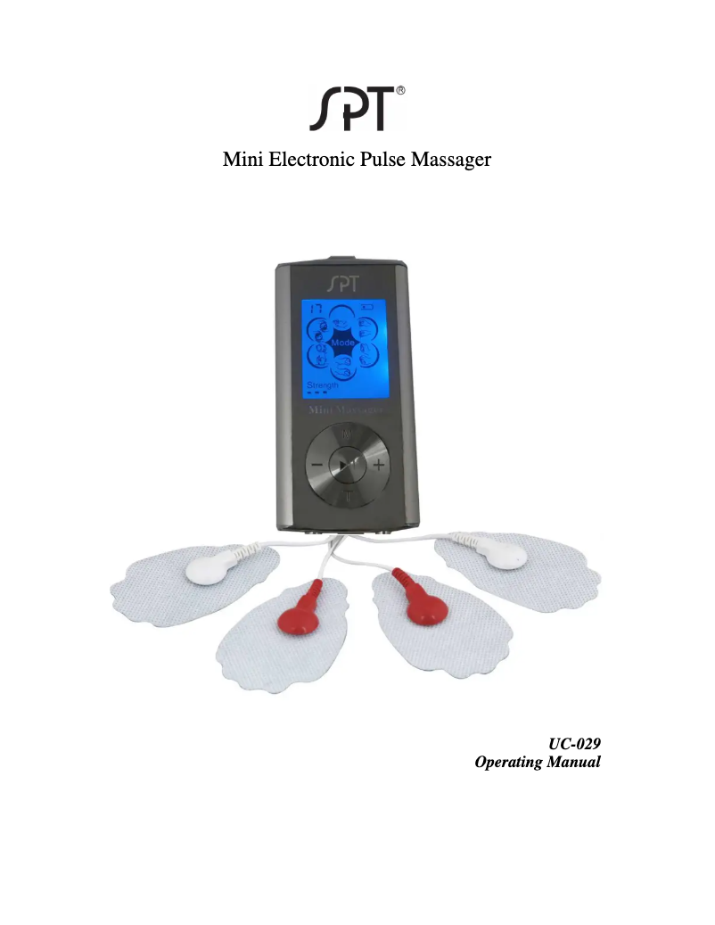 Image de la première page du manuel de l'appareil UC-029