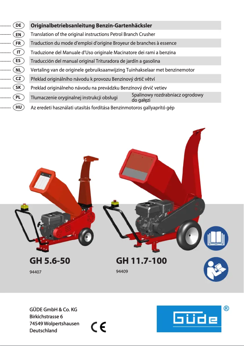 Image de la première page du manuel de l'appareil GH 5.6-50