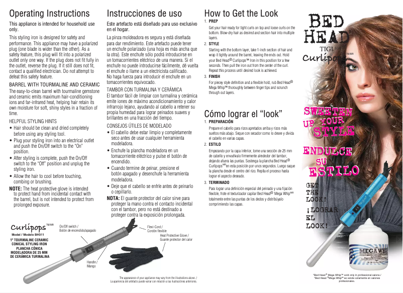 Page 1 de la notice Manuel utilisateur Helen of Troy BH311