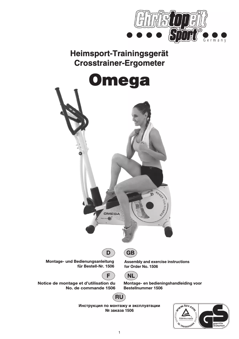Image de la première page du manuel de l'appareil Omega
