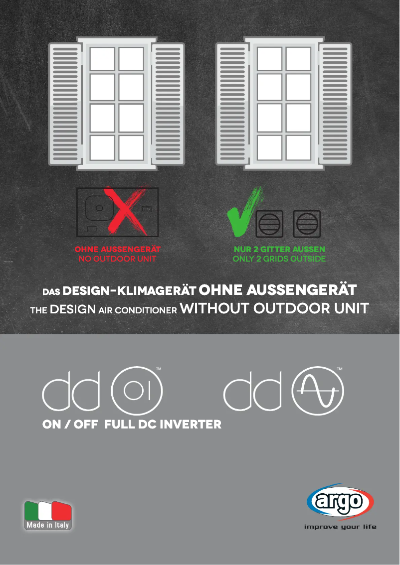 Page 1 de la notice Manuel utilisateur ARGO DDi