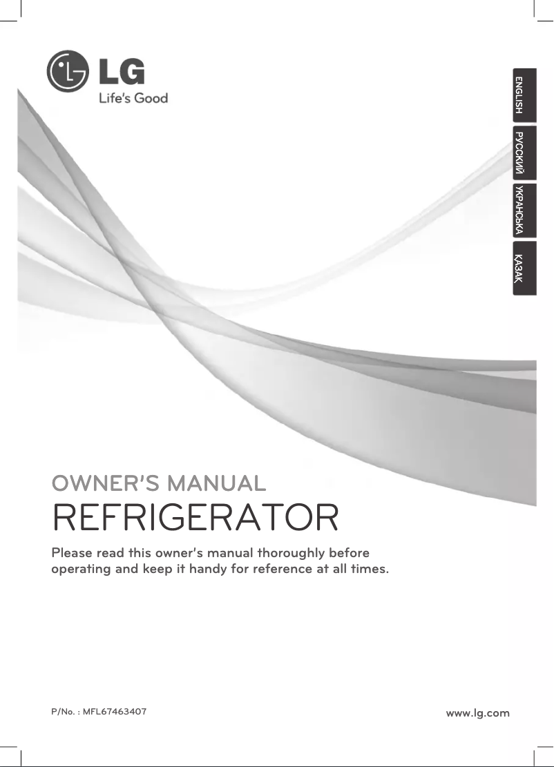 Page 1 of the manual User Manual LG GW-B401MVSZ