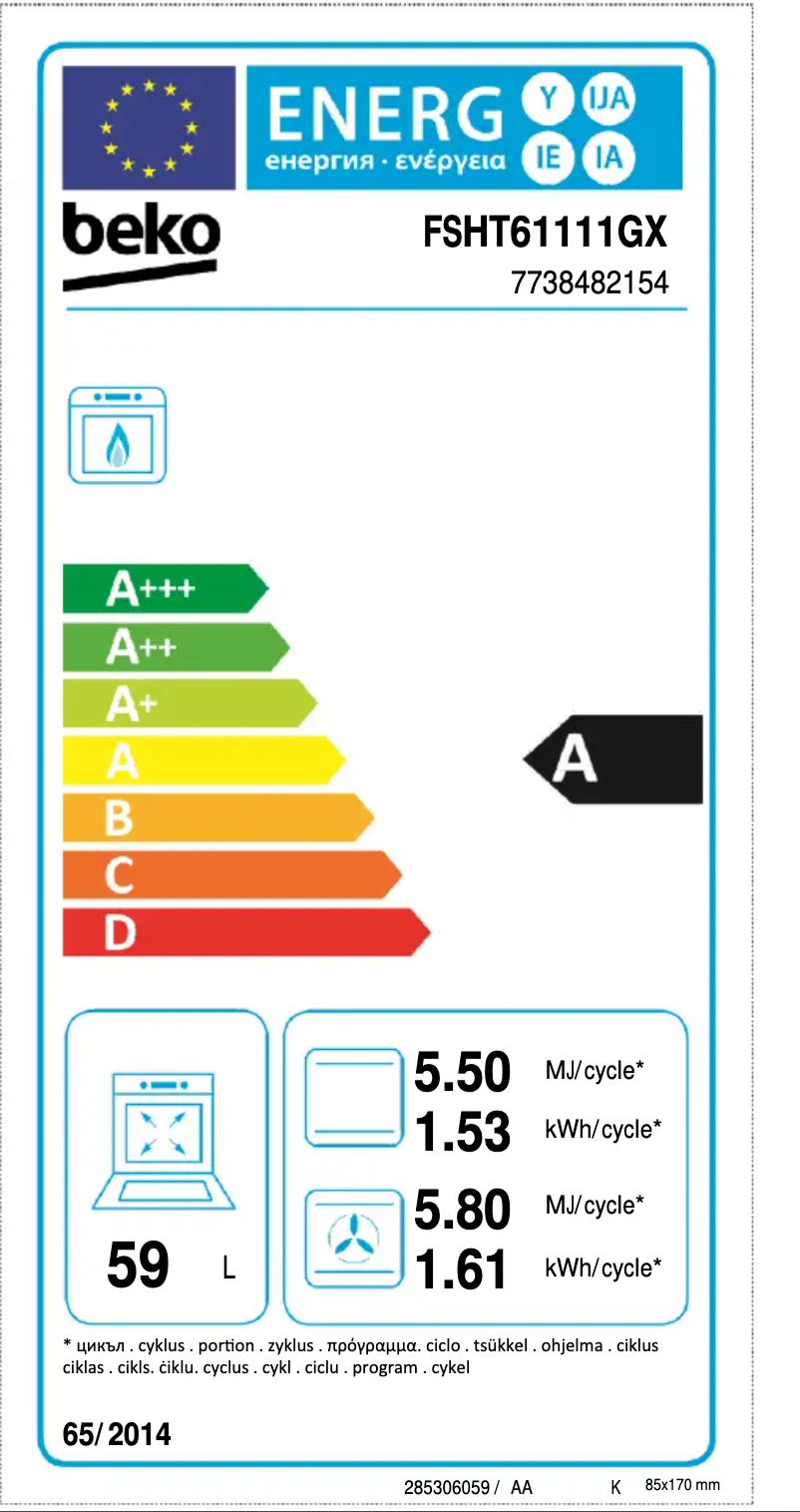 Image de la première page du manuel de l'appareil FSHT61111GX