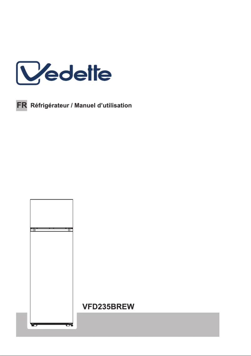 Image de la première page du manuel de l'appareil VFD235BREW