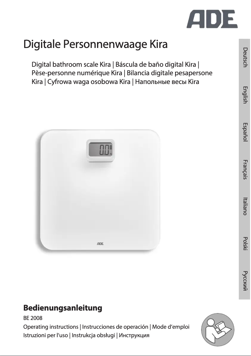 Image de la première page du manuel de l'appareil Kira BE 2008