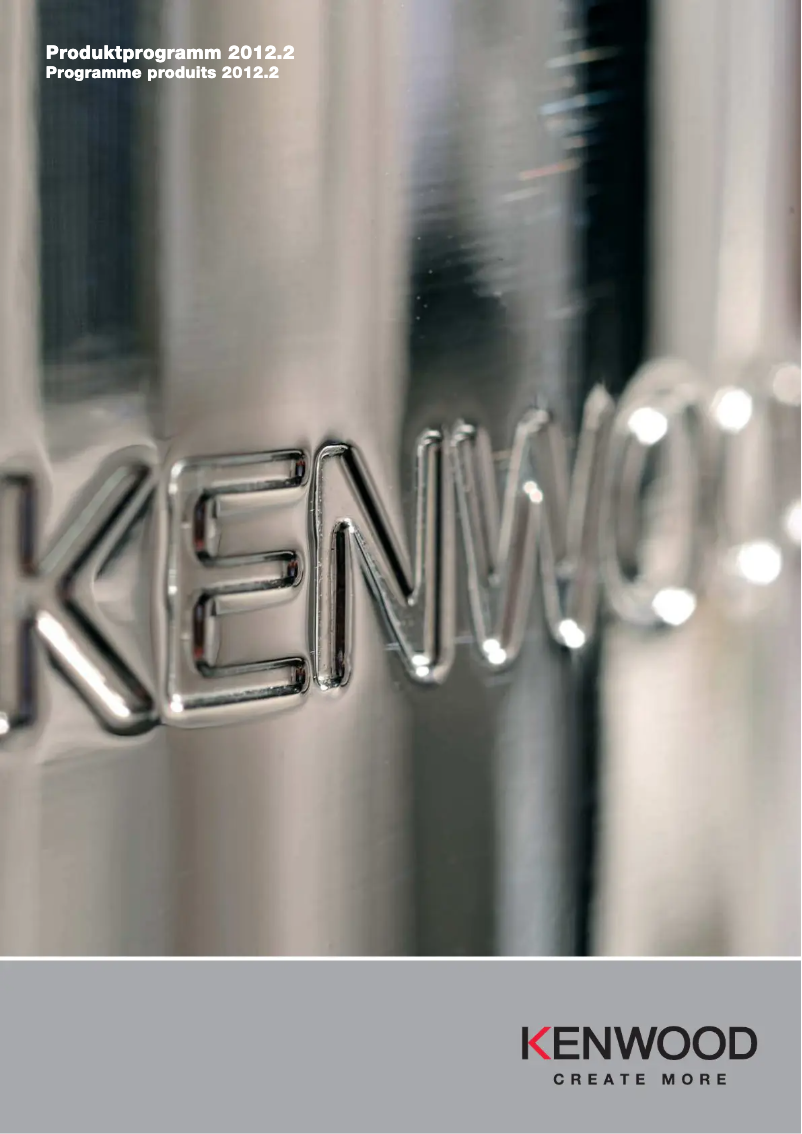 Page n°1 - Manuel utilisateur Kenwood KDC-BT47SD