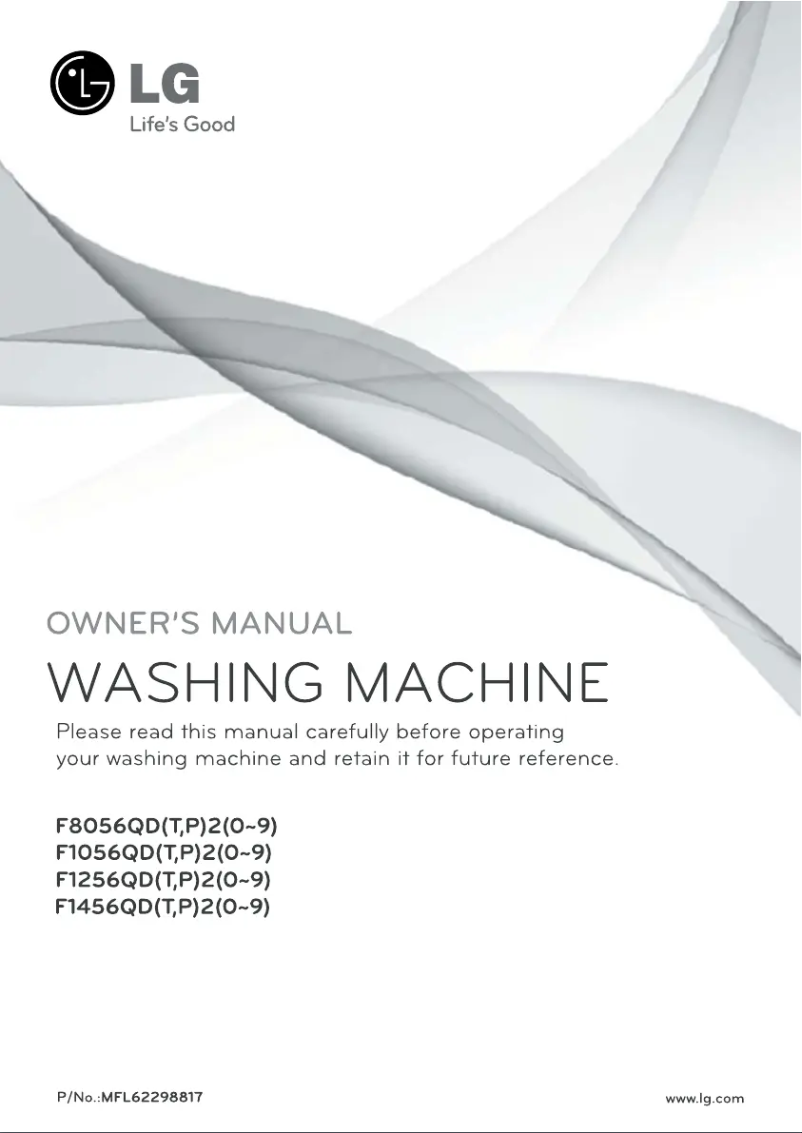 Page n°1 - Manuel utilisateur LG F1056QDT2