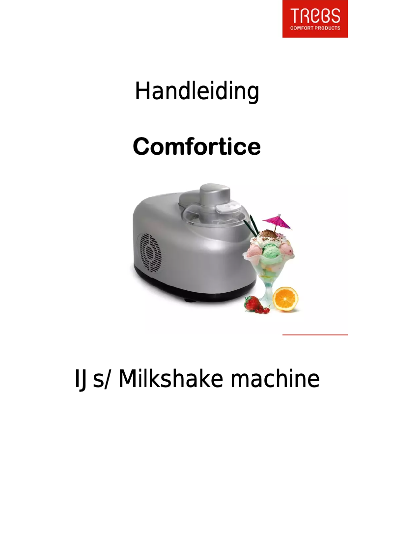 Imagen de la primera página del manual del dispositivo Comfortice 21109