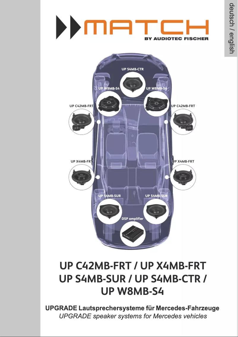Image de la première page du manuel de l'appareil Match UPW8MB-S4