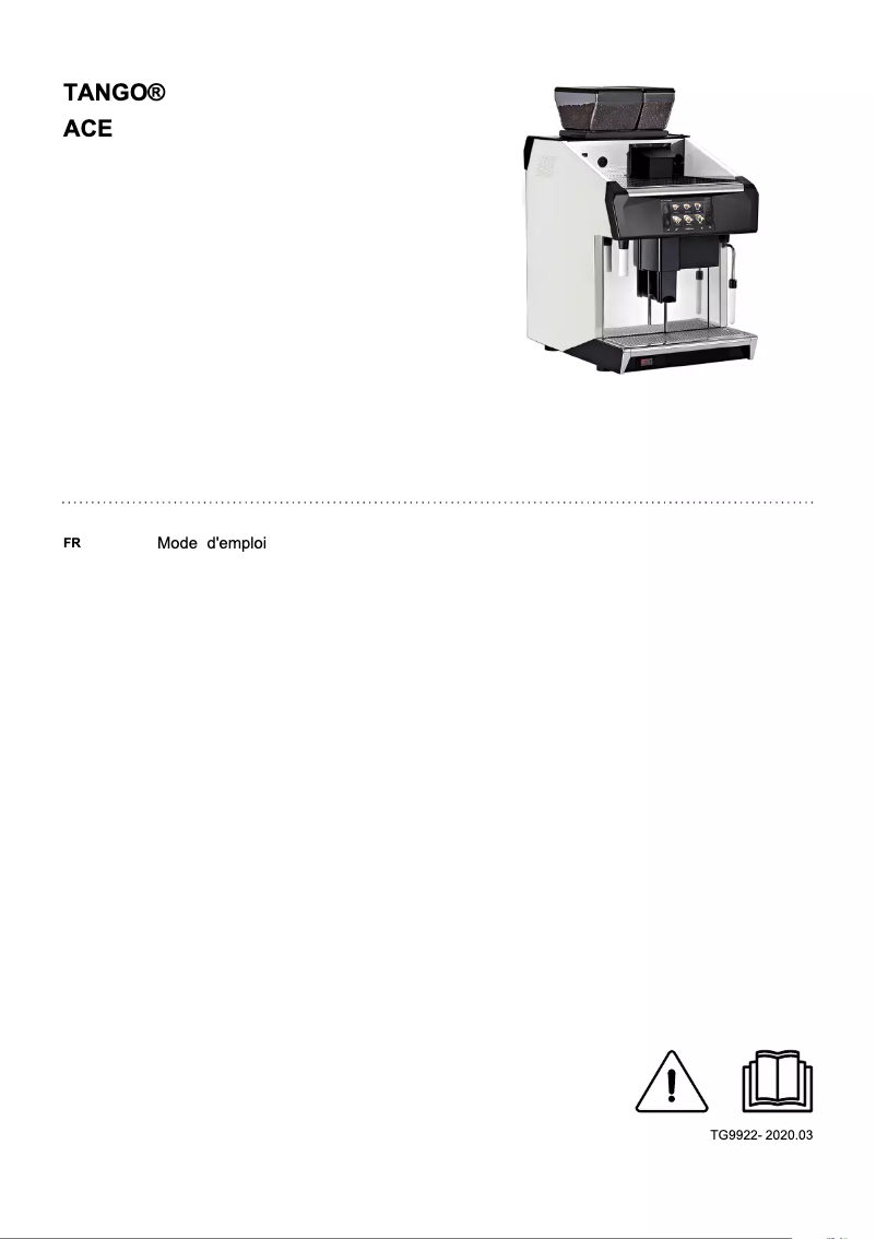 Page 1 de la notice Manuel utilisateur UNIC Tango Ace