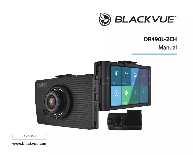 Page n°1 - Manuel utilisateur BlackVue DR490L-2CH