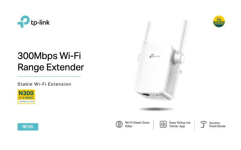 Page 1 de la notice Guide d'installation TP-Link RE105