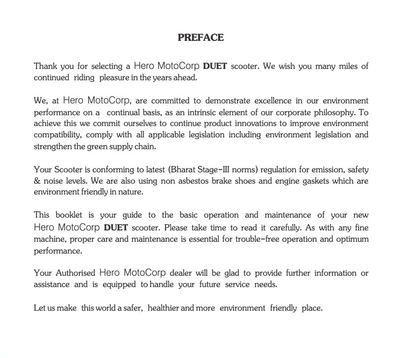 Page 1 de la notice Manuel utilisateur Hero Duet (2015)