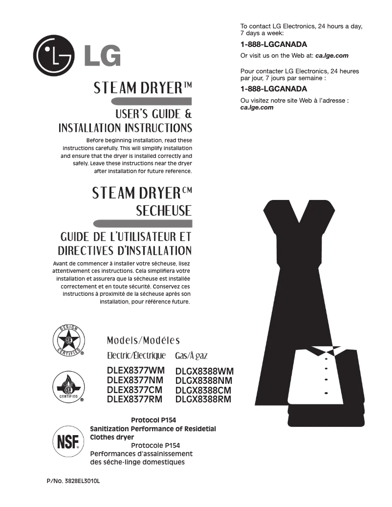 Page 1 de la notice Manuel utilisateur LG RV1309DT