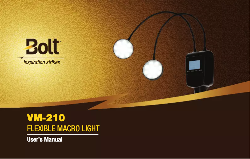 Image de la première page du manuel de l'appareil VM-210