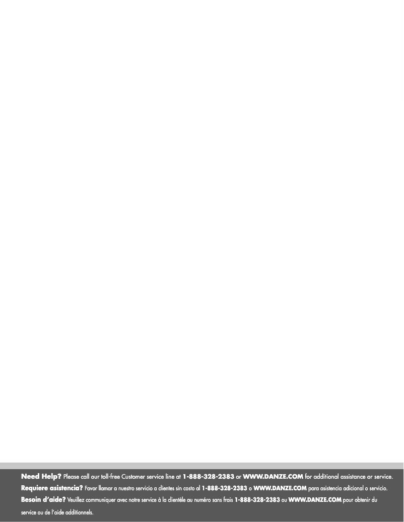 Page 1 de la notice Manuel utilisateur Danze D401558