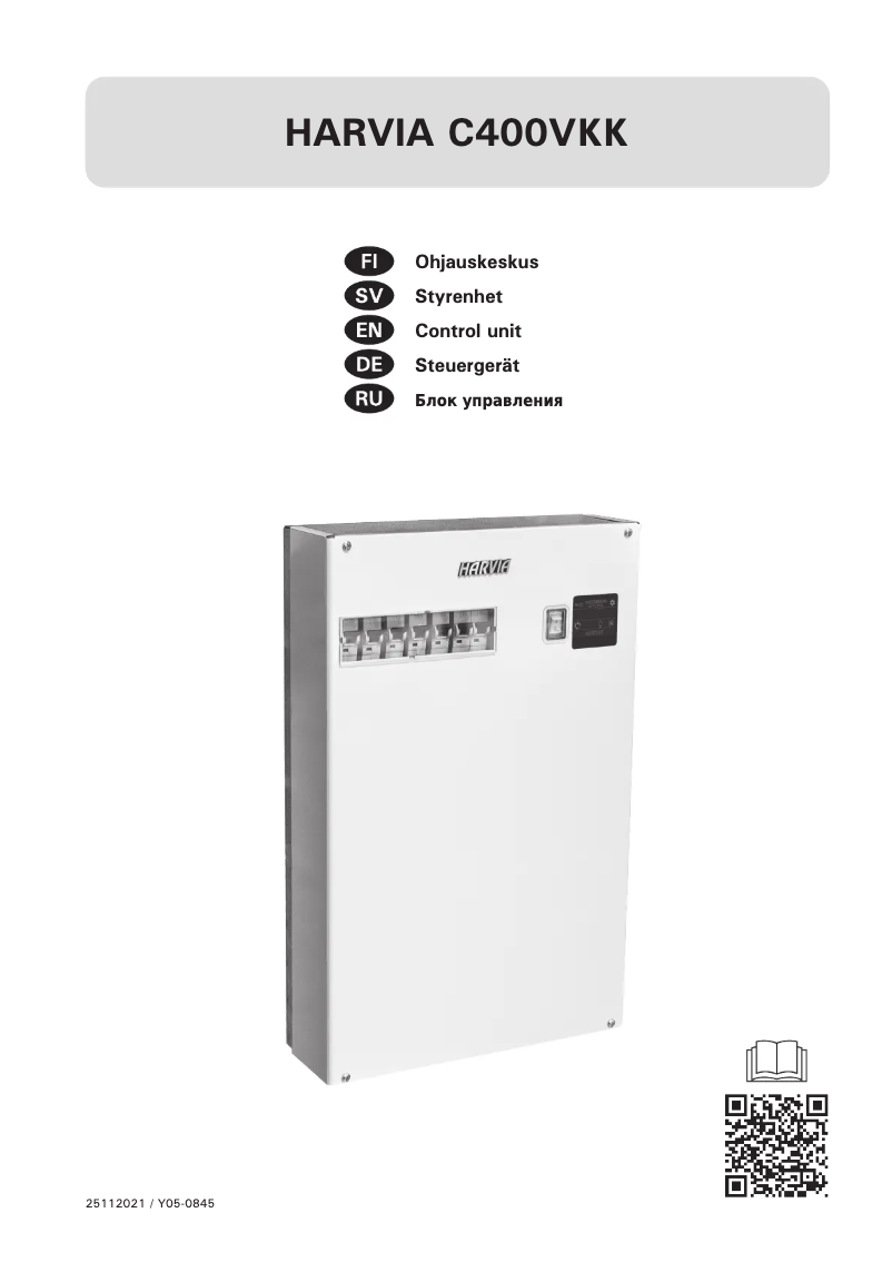 Image de la première page du manuel de l'appareil C-serie C400400VKK