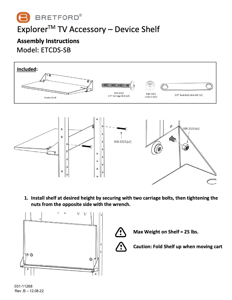 Image de la première page du manuel de l'appareil Explorer ETCDS-SB