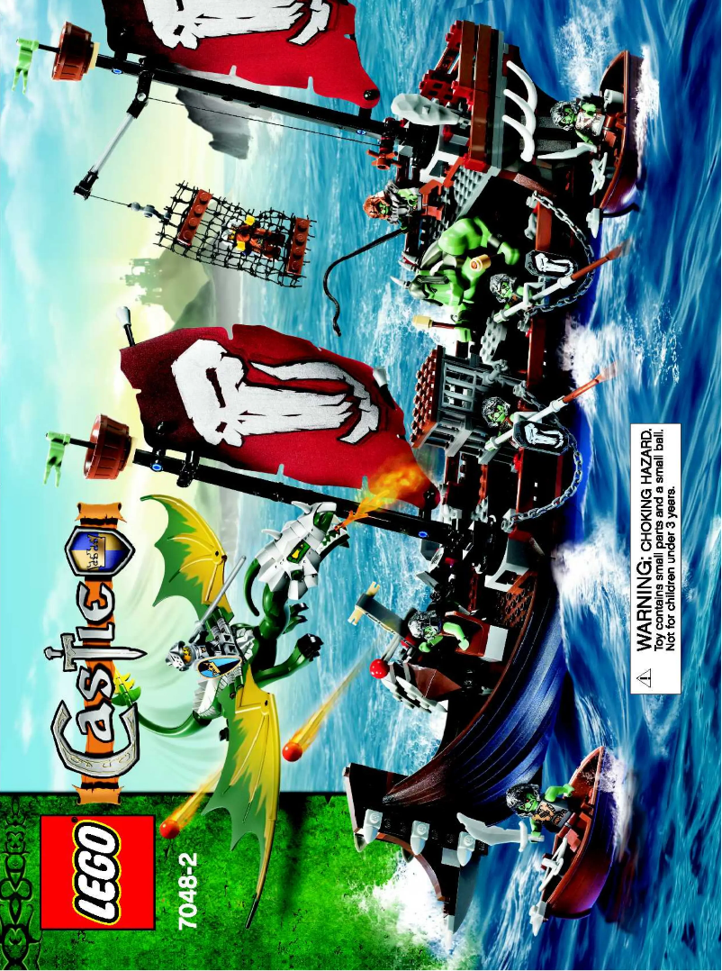 Page n°1 - Manuel utilisateur Lego Castle 7048