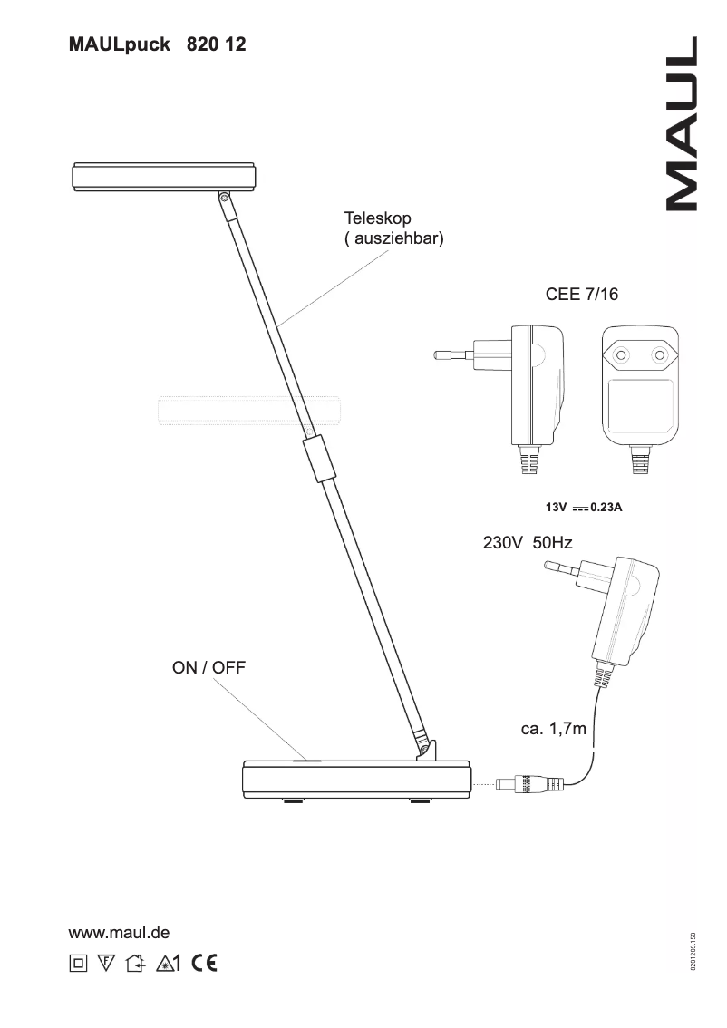 Page 1 of the manual User Manual MAUL Puck