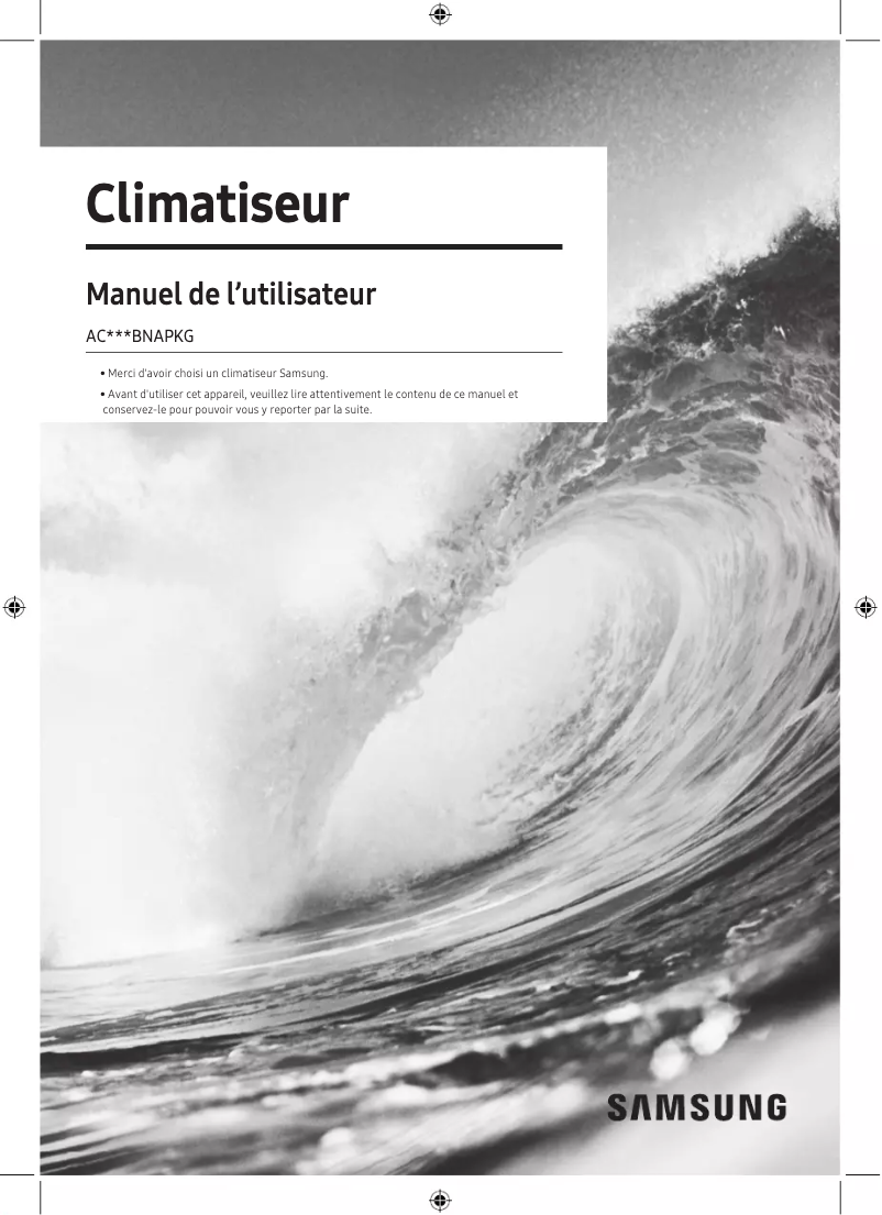 Page n°1 - Manuel utilisateur Samsung AC026BNAPKG