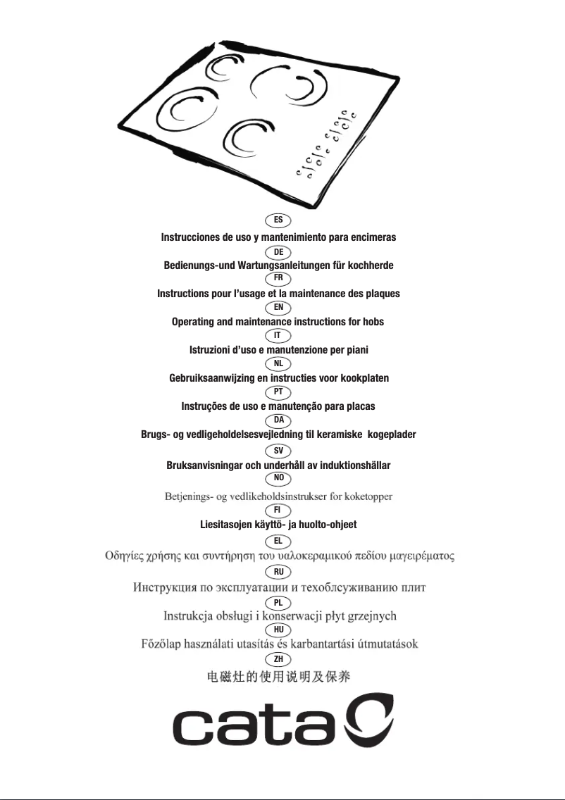 Page 1 de la notice Manuel utilisateur CATA IB 853 BK