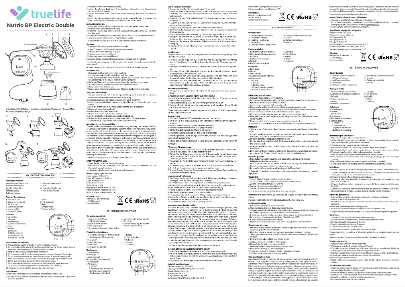 Image de la première page du manuel de l'appareil Nutrio BP Electric Double