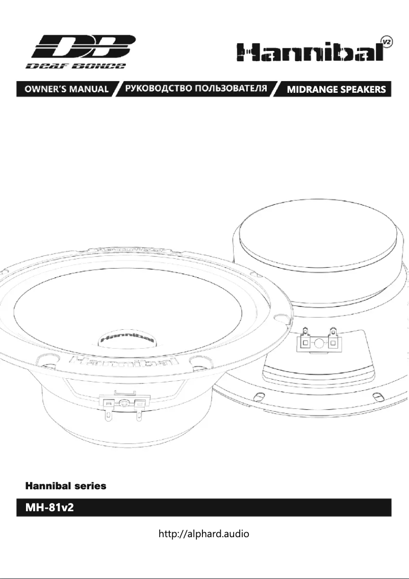 Page n°1 - Manuel utilisateur Deaf Bonce Hannibal MH-81 v2