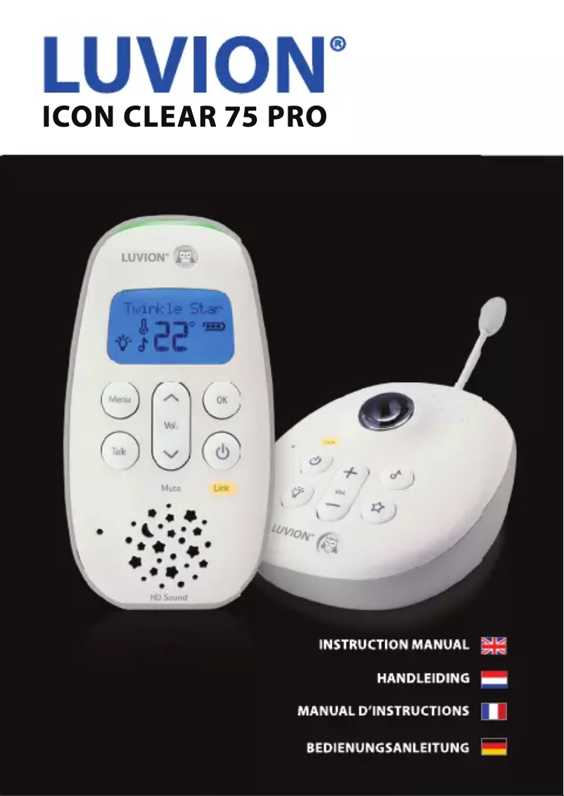 Image de la première page du manuel de l'appareil Icon Clear 75 Pro